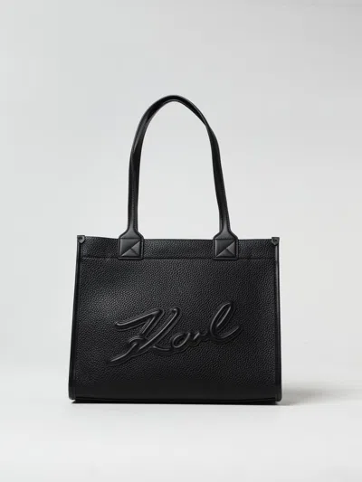 Karl Lagerfeld Tote Bag  Woman Color Black In Black