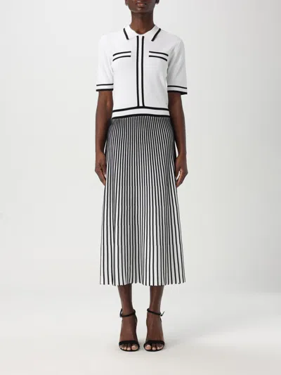 Karl Lagerfeld Essential Midi Dress In White