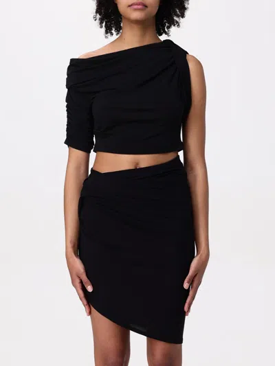 Jacquemus Women's Le Haut Drapeado Mc In Black