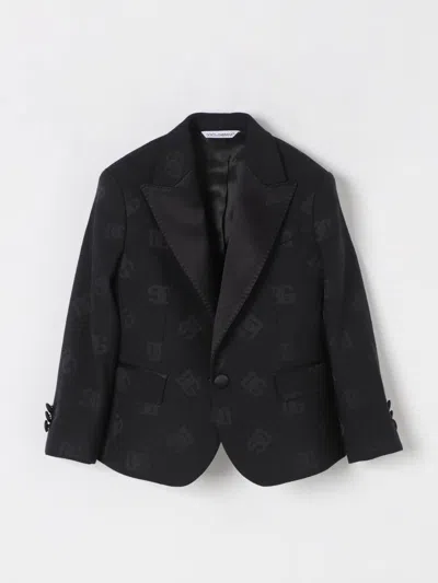 Dolce & Gabbana Jacket  Kids Color Black In Black