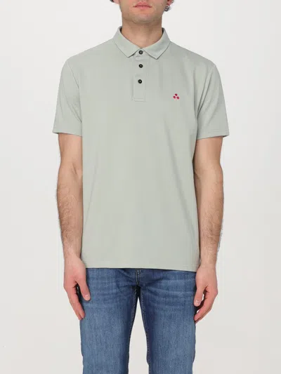 Peuterey Mezzola Green Piquet Polo In Green