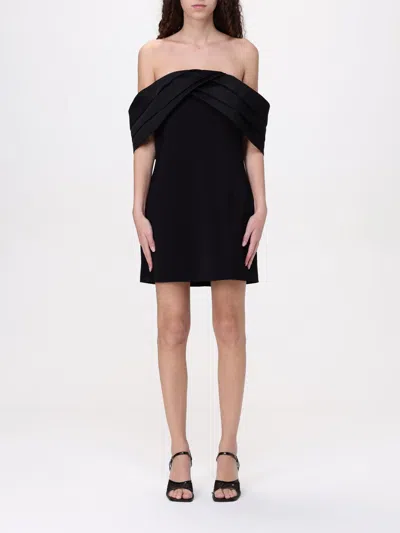 Anine Bing Dress Fleur Short In Black
