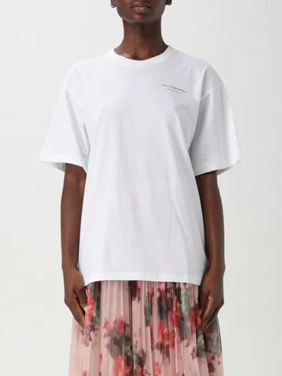 Philosophy Di Lorenzo Serafini White T-shirt With Print In White