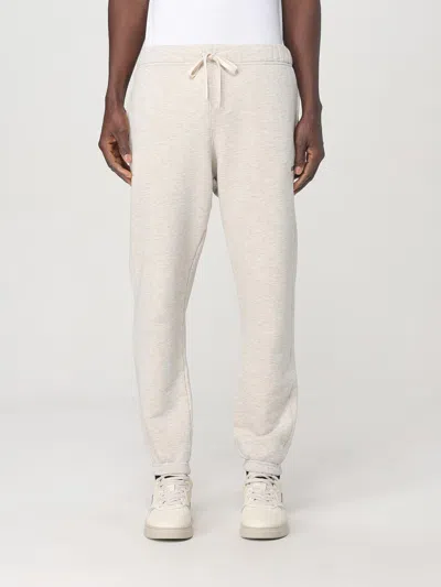 Autry Brushed-effect Cotton Track Pant In Grey