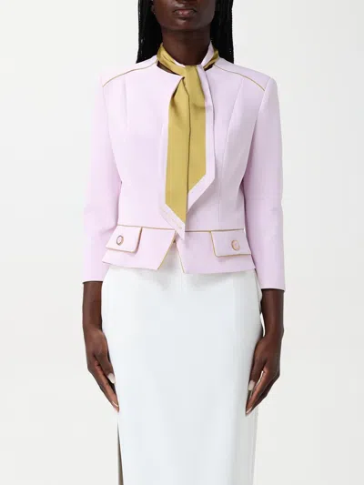 Elisabetta Franchi Jacket  Woman Color Pink In Pink