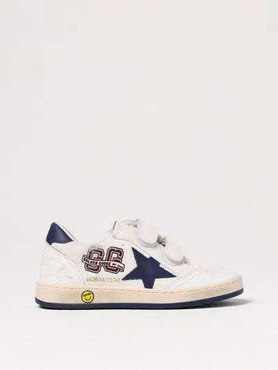 Golden Goose Ballstar Strap Sneaker In White