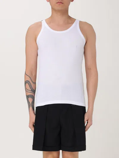 Dolce & Gabbana White Cotton Tank Top In White