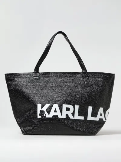 Karl Lagerfeld Tote Bag  Woman Color Black In Black