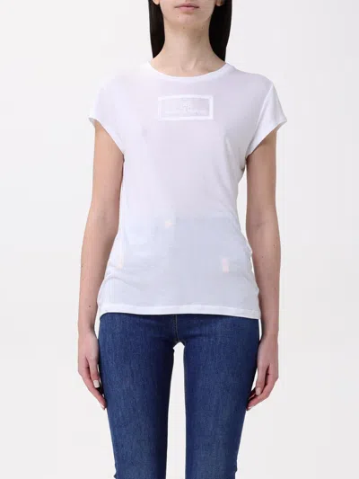 Elisabetta Franchi American Sleeves T-shirt In White