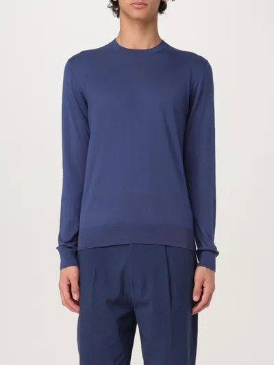 Paolo Pecora Crewneck Sweater In Blue 1