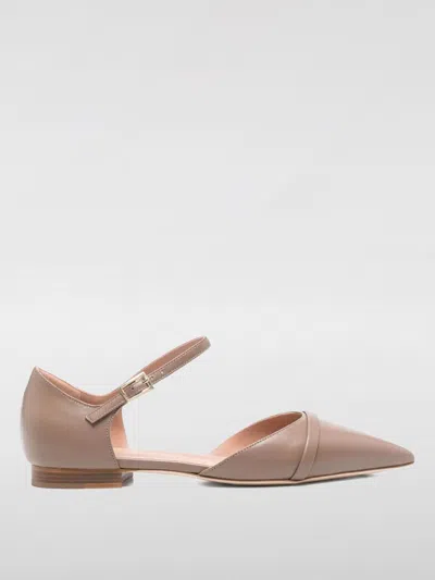 Malone Souliers Ulla 10 Flat Mary Jane In Dove Grey