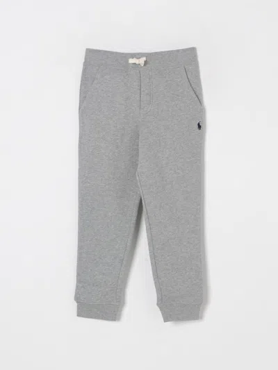 Polo Ralph Lauren Ralph Lauren Kids Pantaloni Con Coulisse In Grey