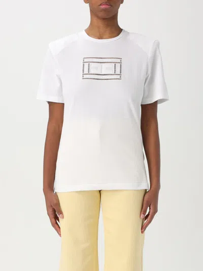 Elisabetta Franchi Tshirt In White