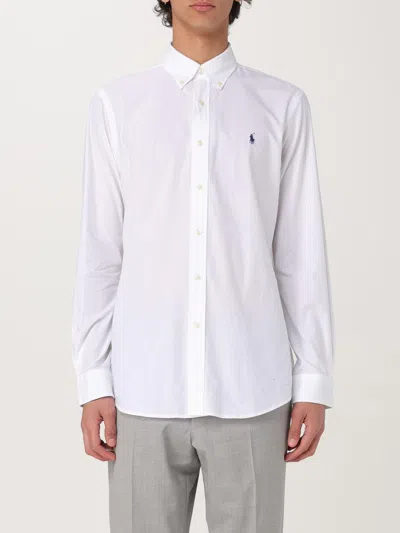 Polo Ralph Lauren Classic Pony Logo Oxford Shirt In White