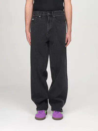 Obey Jeans Baggy Fit In Black