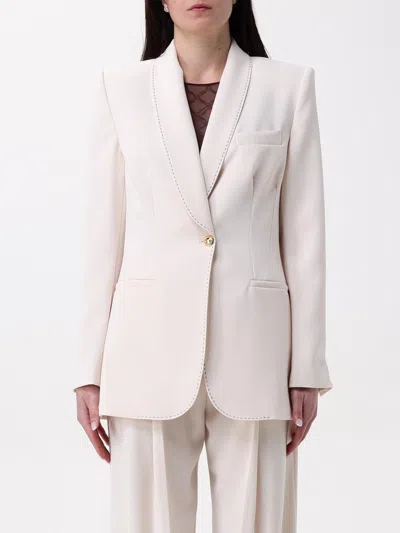 Elisabetta Franchi Jacket  Woman Color Butter In Butter