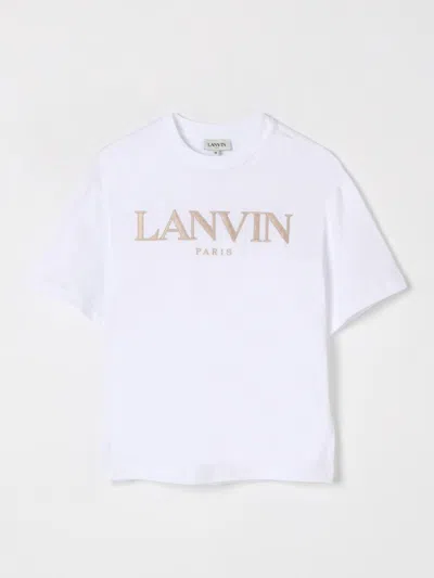 T恤 LANVIN 儿童 颜色 白色