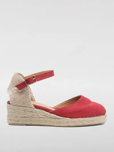 Castaã±er Carol Espadrille In Red