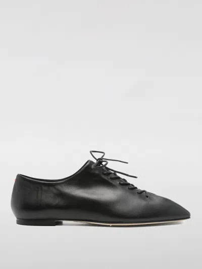 Aeyde Aeydē "isla" Black Lace-up Shoe In Black