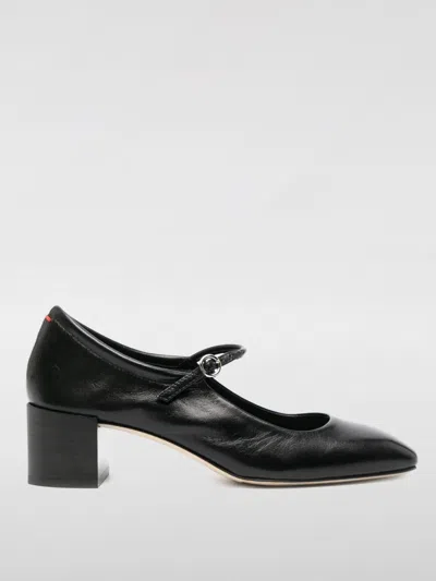 Aeyde Aeydē Anya Heels - Leather - Black In Black