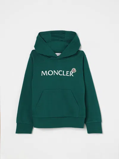 Moncler Sweater  Kids Color Green In Green