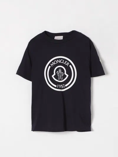 Moncler T-shirt  Kids Color Blue In Blue