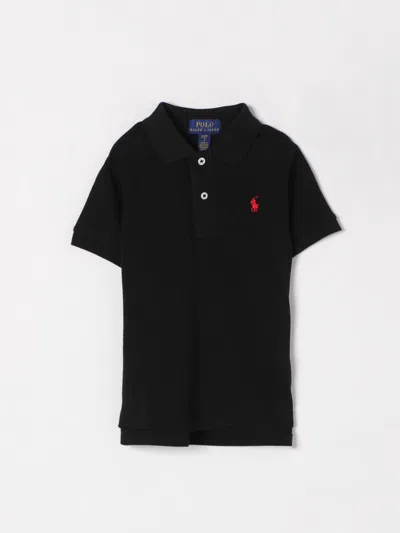 Polo Ralph Lauren Ralph Lauren Boys Custom Fit Polo Shirt In Black
