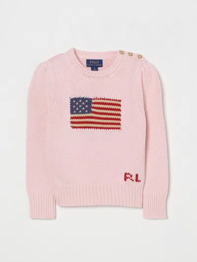 Polo Ralph Lauren American Sweater In Pink