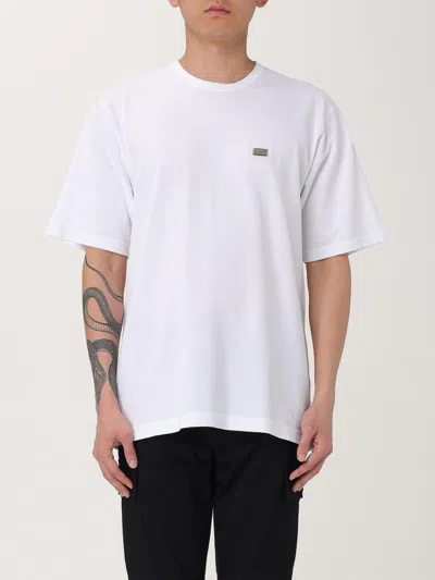 Dolce & Gabbana Piqué Cotton T-shirt In White