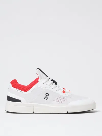 On The Roger Spin Logo-embossed Sneakers In White