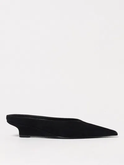Totême Toteme Women Suede Leather Ballets In Black