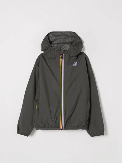 K-way Jacket  Kids Color Military In Military