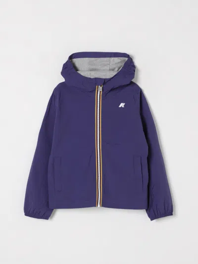 外套 K-WAY 儿童 颜色 蓝色