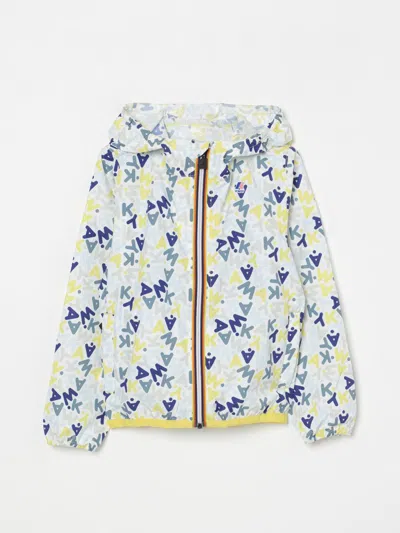 K-way Jacket  Kids Color Yellow Cream In Yellow Cream