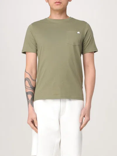 K-way Odom Green Lichen T-shirt In Military