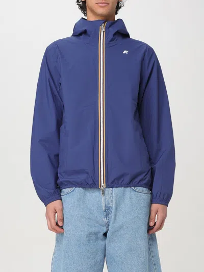 K-way Jacket  Men Color Blue 1 In Blue