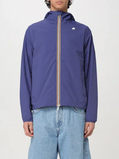 K-way Jacket  Men Color Blue 1 In Blue 1
