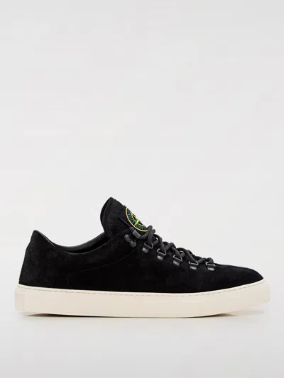 Stone Island Sneaker In Black