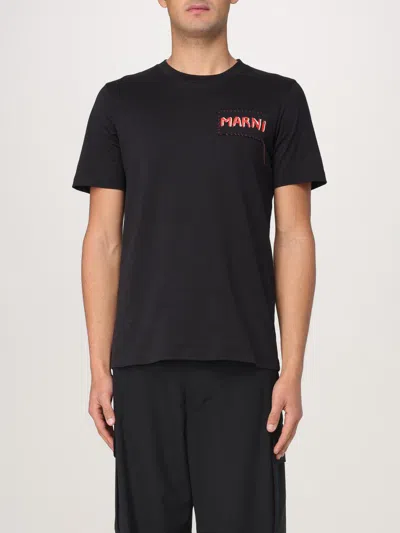 Marni T-shirt In Black