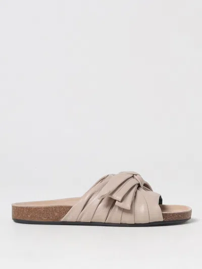 Jw Anderson Flat Sandals  Woman Color Ecru In Ecru