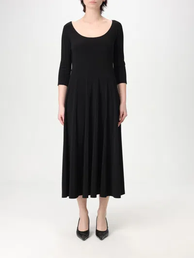 Norma Kamali Jersey Dress In Black