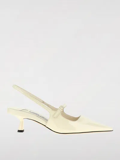 Jimmy Choo Didi 45 Pumps In Beige Patent Leather In Neutral