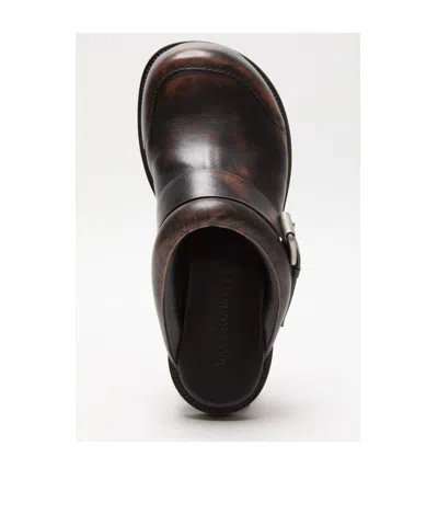 Acne Studios 20mm Leather Mules In Black