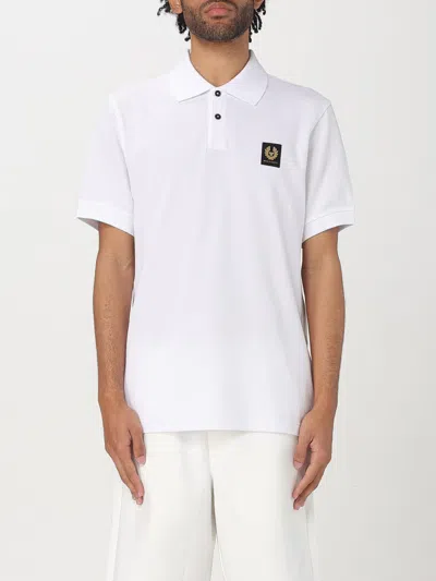Belstaff Tether Polohemd Für Herren Towelling In White