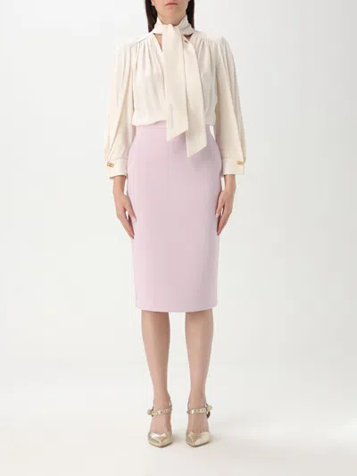 Elisabetta Franchi Dress In Butter