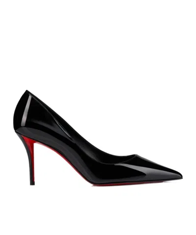 Christian Louboutin Glossy Pointed Toe High Heel Pumps In Multi