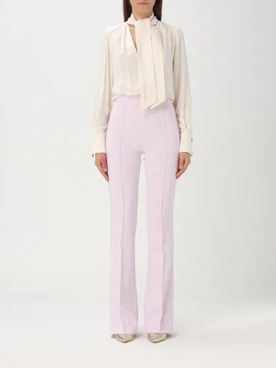 Elisabetta Franchi Viscose Jumsuit With Removable Trouser In Butter