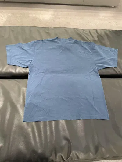 Balenciaga Men's Fit T-shirt In Blue