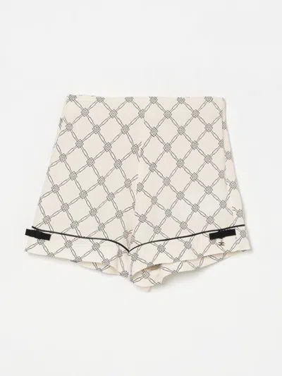 Elisabetta Franchi La Mia Bambina Shorts  Kids Color Yellow Cream In Yellow Cream