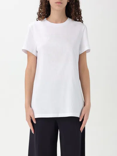 Max Mara Maxmarabesque Cotton T-shirt In White 1